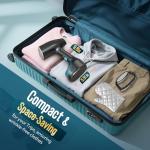 Steamer for Clothes, 1900W Strong Penetrating Steam Portable Handheld Garment Steamer Clothes Steamer with 3 Steam Settings, Fabric Brush, 300ml Big Capacity, Travel Steamers Iron Safe Removes Wrinkle