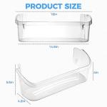 ETERMETA 242126602 Refrigerator Door Bin Shelf Replacement for Electrolux or Frigidaire Bottom Door Bin Side Shelf Rack 4547407, PS12364199, AP6278233, EAP12364199, PS2421266, 1 Pack