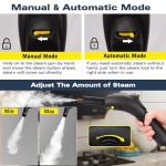 Steam Cleaner for home, 248°F Powerful Multipurpose Steam Mop for Home Use, 38Oz Capacity, Heavy Duty Steamer for Carpets, Handheld Steamers, Floors, Cars, Tiles, Crack Cleaning（Yellow）