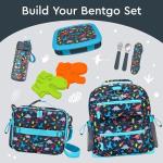 Bentgo Kids Prints Leak-Proof, 5-Compartment Bento-Style Kids Lunch Box - Ideal Portion Sizes for Ages 3-7, Durable, Drop-Proof, Dishwasher Safe, & PFAS & BPA-Free Materials (Dinosaur)