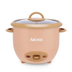 AROMA® 6-Cup (Cooked) One-Touch Pot Style Rice Cooker with CoreCoat™ PFAS-Free Nonstick Ceramic Surface (1.5 Quarts)