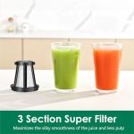 Slow Masticating Juicer,Brecious Cold Press Juicers with 2 Speed Modes & Quiet Motor,Juicers Machines Vegetable and Fruit with Reverse Function,Celery Juicer,BPA-Free,Easy to Clean (Red）