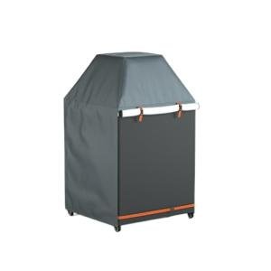 Kegerator Cover with 600D Waterproof Oxford Fabric for Protecting Outdoor or Indoor Beer Tower Dust Cover, 26.8x26.8x45.7 Inches