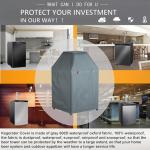 Kegerator Cover with 600D Waterproof Oxford Fabric for Protecting Outdoor or Indoor Beer Tower Dust Cover, 26.8x26.8x45.7 Inches