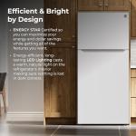Kenmore 33" Top Mount Refrigerator with Freezer - Adjustable Shelving, Humidity-Controlled Crispers, Optional Ice Maker, LED Lighting, ENERGY STAR Certified, 25 cu. ft. Capacity - White