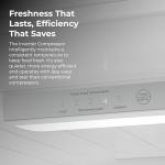 Kenmore 33" Top Mount Refrigerator with Freezer - Adjustable Shelving, Humidity-Controlled Crispers, Optional Ice Maker, LED Lighting, ENERGY STAR Certified, 25 cu. ft. Capacity - White