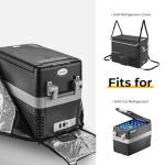 BougeRV 42 Quart Insulated Protective Cover, 12 Volt Portable Refrigerator Cover, Car Freezer Cover (Refrigerator NOT Included)