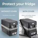 BougeRV 42 Quart Insulated Protective Cover, 12 Volt Portable Refrigerator Cover, Car Freezer Cover (Refrigerator NOT Included)
