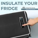 BougeRV 42 Quart Insulated Protective Cover, 12 Volt Portable Refrigerator Cover, Car Freezer Cover (Refrigerator NOT Included)