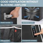 BougeRV 42 Quart Insulated Protective Cover, 12 Volt Portable Refrigerator Cover, Car Freezer Cover (Refrigerator NOT Included)