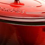 Crock-Pot Artisan Oval Enameled Cast Iron Dutch Oven, 7-Quart, Scarlet Red