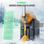 WETIE Slushie Machine, 82oz Slushy Maker with Adjustable Temperature, LED Display, Auto-Clean, 5-in-1 Frozen Drink Maker for Ice Cream, Frappés, Milkshake, Frozen Margaritas, 24H Running for Home