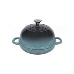 OLLAKOK Dutch Oven for Bread Baking, Enameled Cast Iron Dutch Oven Pot with Lid, Bread Oven for Sourdough Bread Baking, Cast Iron Bread Pan, 5 qt Cyan