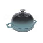 OLLAKOK Dutch Oven for Bread Baking, Enameled Cast Iron Dutch Oven Pot with Lid, Bread Oven for Sourdough Bread Baking, Cast Iron Bread Pan, 5 qt Cyan
