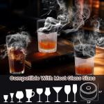 KOUARA Whiskey Smoker Kit - Electric Cocktail Kit with 6 Flavors Wood Chips, Rechargeable Old Fashioned Smoker Kit Built-in Lighter, Anniversary Birthday Christmas Gifts for Men