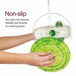 Zyliss Swift Dry Salad Spinner Large - Plastic Lettuce Colander and Spinner - Vegetable and Fruit Washer and Dryer - Dishwasher Safe Produce Tosser and Salad Spinner - Green, Large
