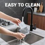 French Fry Cutter, Sopito Professional Potato Cutter Stainless Steel with 1/2-Inch and 1/4-Inch and 3/8-Inch Blade Great for Potatoes Carrots Cucumbers