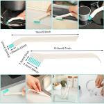 Nuenen 16 Pcs Small Household Cleaning Brushes - Deep Detail Crevice Cleaner Brush Set, Corner Space Keyboard Bottle Tile