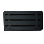 Dometic 3109349.065 Refrigerator Upper/Lower Plastic Side-by-Side Vent - Black
