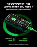 MILESEEY S50 Green-Beam Laser Distance Measure - 400ft Laser Measure, P2P, Side-Laser Alignment, Rechargeable, 2.4" IPS Backlit Display, Area/Volume Measurement, 8 Units, Indoor&Outdoor