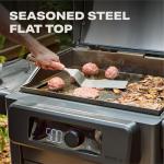 Current Model G Griddle, Smart Electric Outdoor Flat Top BBQ Grill with 200°F to 600°F Range for Searing & Roasting, Digital Precision, Apartment-Friendly & Weather-Resistant, Moon Dust