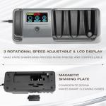 Ceelpeopar Professional 3-Stage Electric Knife Sharpener for Kitchen Knives, LCD Screen, 100% Diamond Abrasive, Adjustable Rotational Speed, Precision Angle Guides for All Kitchen Knives