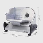 OSTBA Electric Meat Slicer with Adjustable Thickness