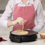 5 Piece Crepe Spreader and Spatula Set, 3.5", 5", 7"T-Shaped Batter Spreaders &13.4", 11.8"Spatula Turner, T-Shaped Roti & Mix Batter Spreader Sticks for Any Size Pan Maker, Wooden Crepe Tools Kit