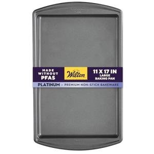 Wilton Platinum Premium Non-Stick Anti-Warp Bakeware, Made without PFAs, Large Baking Sheet, 11x17 in