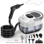 ODSD Steam Cleaner for Home & Car, 3-Level Adjustable Steamer for Cleaning, 15s Heat-Up & 1.6L Large Tank, Handheld Steam Cleaner for Car Detailing, Home, Tile, Grout, Furniture with 15pcs Accessories