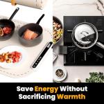 Magic Mill Warming Mat for Food - Premium XL Electric Warming Tray, 3 Temperature Levels, 10s Fast Heating Silicone Surface, Rollup Buffet Heat Pad, Non-Slip Feet, Ideal for Parties, Home, Travel