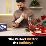 Magic Mill Warming Mat for Food - Premium XL Electric Warming Tray, 3 Temperature Levels, 10s Fast Heating Silicone Surface, Rollup Buffet Heat Pad, Non-Slip Feet, Ideal for Parties, Home, Travel