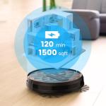 AIRROBO Robotic Vacuum Cleaner with 2800Pa Suction‌, Smart Navigation, 120-Min Runtime, APP & Remote Control‌, Anti-Collision & Anti-Drop, for Hard Floors & Carpets