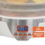 MasterChef Digital Food Dehydrator w 5 Large Trays and Temperature Controls- 8L Capacity- Programmable Dehydrating Machine w Recipe Guide- BPA Free, Make Healthy Snacks, Dry Fruit, Veggies, Beef Jerky