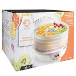 MasterChef Digital Food Dehydrator w 5 Large Trays and Temperature Controls- 8L Capacity- Programmable Dehydrating Machine w Recipe Guide- BPA Free, Make Healthy Snacks, Dry Fruit, Veggies, Beef Jerky