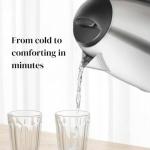 1.7 L Electric Kettles Stainless Steel | Hot Water coffee Stainless Steel Travel Tea Maker kettle for Boiling |Tea Maker Machine | Electric Hot Pots Teapot | Top 10 Best Electric Kettle