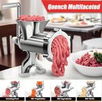 Meat Grinder Manual Mincer - 3 In1 Manual Meat Grinder Sausage Maker Meat Grinders For Home Use Fast And Effortless For All Meats (#10)