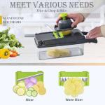 Dewpeton Pro-Series 20-in-1 Mandoline Slicer & Spiralizer, Veggie Chopper with Container, Home Essential Kitchen Gadget
