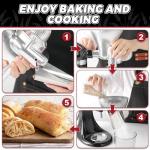 Grain Mill Attachment for KitchenAid Stand Mixer, All Metal 12 Levels Flour Grinder for Kitchenaid Accessories, Home Grain Mill for Wheat, Corn, Oats, Buckwheat, Millet, Low-Oil Grains