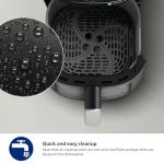 Philips 2000 Series Airfryer - RapidAir Technology, 13-in-1 Ways to Cook, 4.4QT Capacity, Healthier Meals Up to 90% Less Fat, Easy to Clean, Dishwasher Safe, Touchscreen Control, HomeID App (NA221/00)