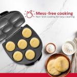 Holstein Arepa Maker - 6-Section Multi-Food Tool