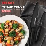 Astercook 21-Piece Kitchen Knife Set with Block