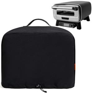 Waterproof Cover for Ninja Pizza Oven MO201, UV Resistant, Windproof Accessories for Ninja Artisan Outdoor Pizza Oven, Power Cord Storage Pocket, Adjustable Drawstrings and Elastic Bands (Cover Only)