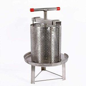 Honey Press Extractor Wax Presser Fruit Juice Wine Press Cider Making Honeycomb Press Household Beekeeper Tool Stainless Steel(23.6'')