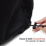 Waterproof Cover for Ninja Pizza Oven MO201, UV Resistant, Windproof Accessories for Ninja Artisan Outdoor Pizza Oven, Power Cord Storage Pocket, Adjustable Drawstrings and Elastic Bands (Cover Only)