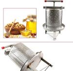 Honey Press Extractor Wax Presser Fruit Juice Wine Press Cider Making Honeycomb Press Household Beekeeper Tool Stainless Steel(23.6'')