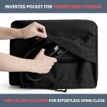 Waterproof Cover for Ninja Pizza Oven MO201, UV Resistant, Windproof Accessories for Ninja Artisan Outdoor Pizza Oven, Power Cord Storage Pocket, Adjustable Drawstrings and Elastic Bands (Cover Only)