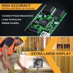 PREXISO 2-in-1 Laser Tape Measure, 135Ft Rechargeable Measurement Tool & 16Ft Measuring Movable Magnetic Hook - Pythagorean, Area, Volume, Ft/Ft+in/in/M Unit NOT Digital