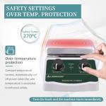 LABHOUSE 300℃/ 572℉ Magnetic Stirrer Hot Plate 2L Heated Mixer 2000RPM Lab Stirring W/Support Stand,Stir Bar Recycler Set(Non Digital)