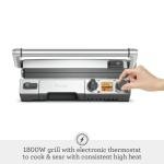 Breville BGR820XL Smart Grill, Brushed Stainless Steel